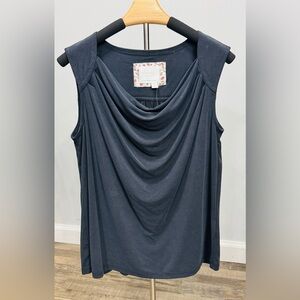 Maeve by Anthropologie Draped Cowl Neck Top XS